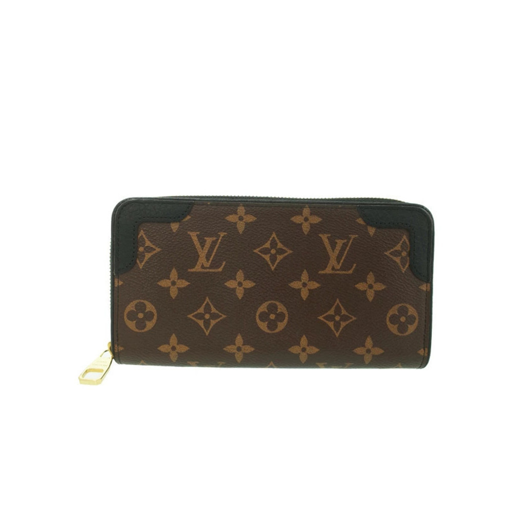 Louis Vuitton Monogram Zippy Wallet Retiro Round Zipper Long